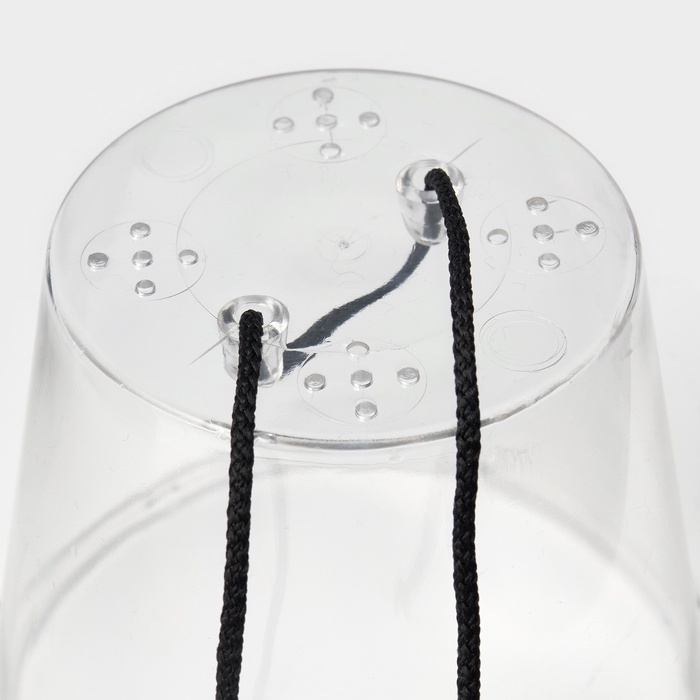 Кашпо для цветов со вставкой Plast-Avenue «Грейс», 1.4 л (800 мл), пластик, белое