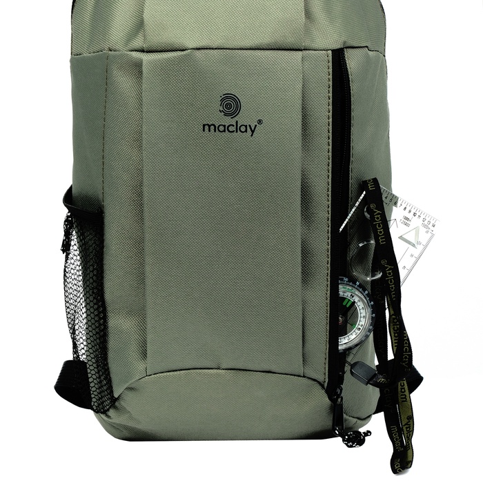 Рюкзак туристический maclay, 10 л, зелёный