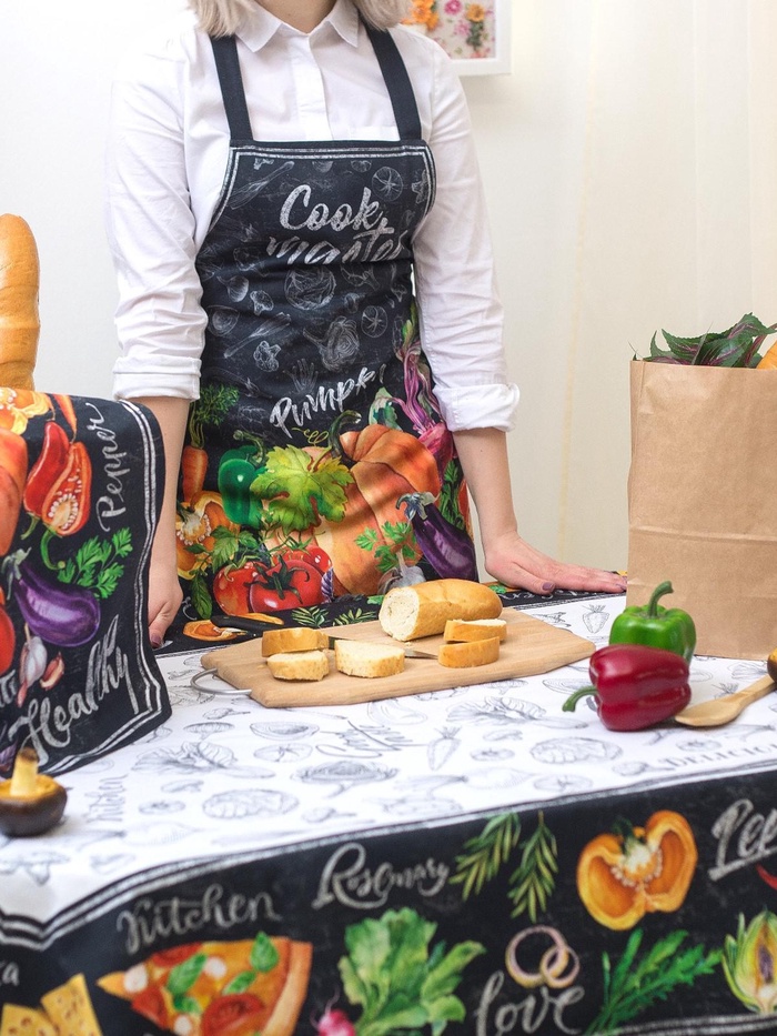 Фартук кухонный «Этель: Cook Master» 60×65 см, 100% хлопок, саржа 190 г/м²