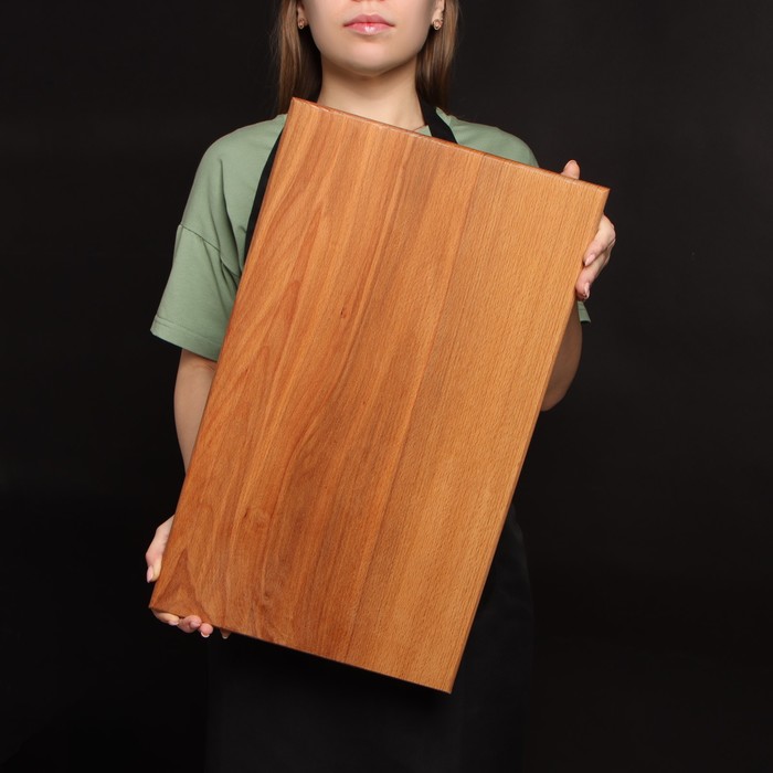 Доска разделочная Magistro, 50×30×3 см, толщина 2.5-3 см, дерево цельный массив бука