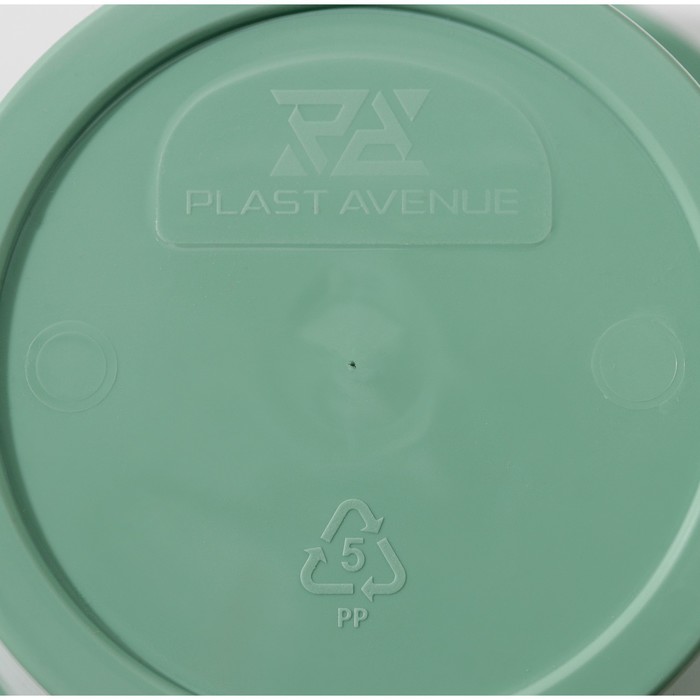 Кашпо для цветов со вставкой «Порто», 2.4 л, цвет нефритовый