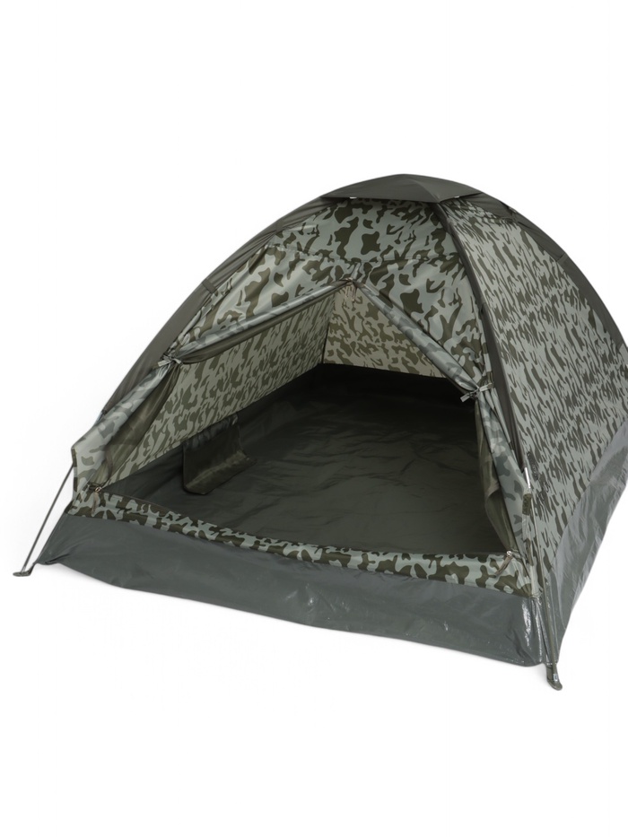 Палатка туристическая 2-местная maclay fisht sme 2, 205×150×105 см, трекинговая, однослойная, цвет МИКС