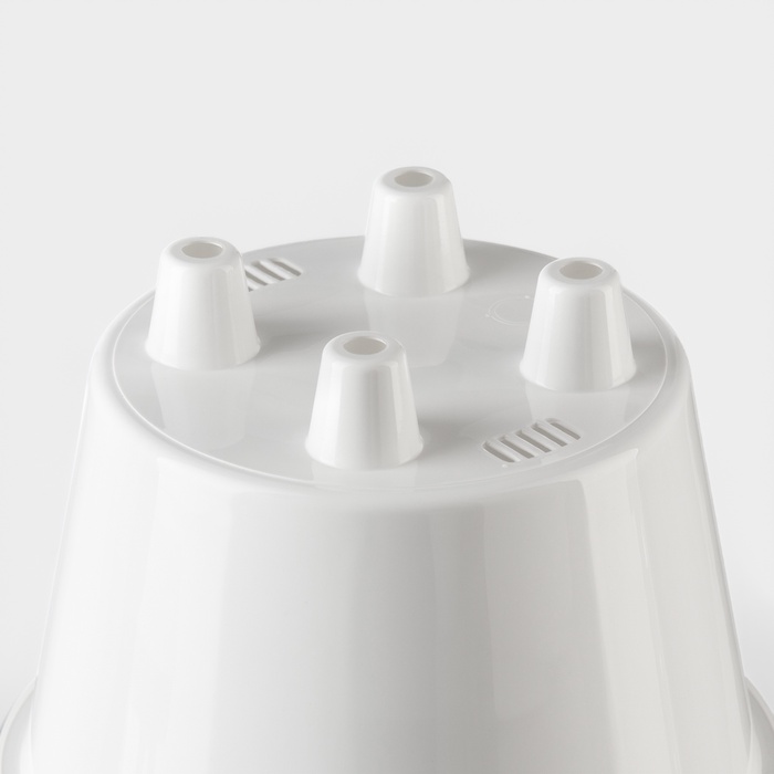 Кашпо для цветов со вставкой «Порто», 1 л, цвет нефрит