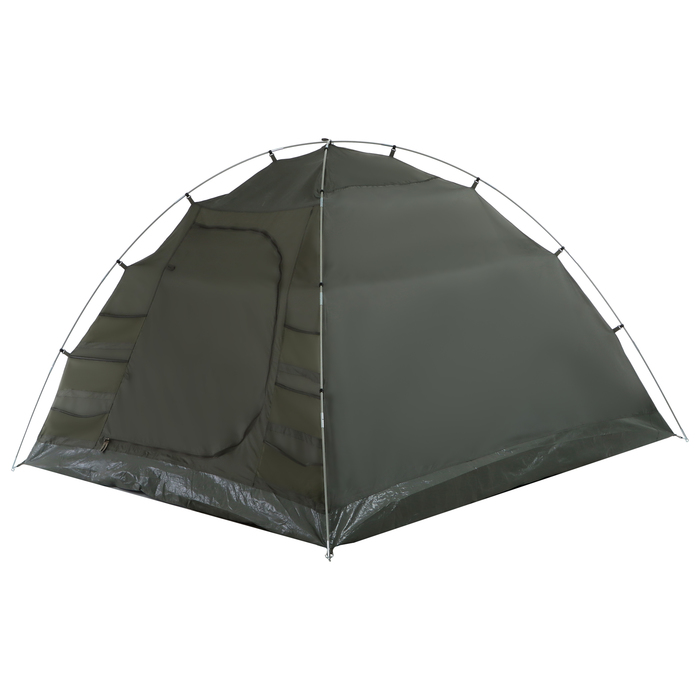 Палатка треккинговая размер KAVKAZ 4 250 x (220+140) x 140 cм, 4х местная