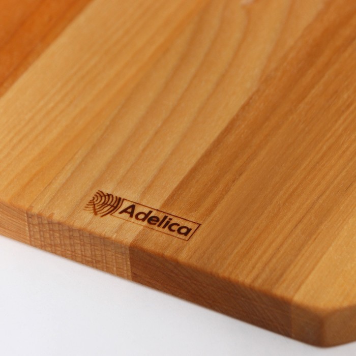 Набор деревянных разделочных досок на подставке Adelica, 3 шт.: 30×24, 22.5×18, 19×15 см, пропитаны минеральным маслом, берёза
