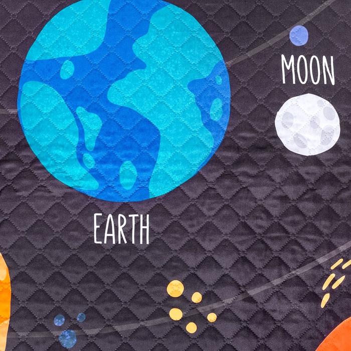Покрывало 1.5-спальное «Этель» Planet, 145×210 см, микрофибра