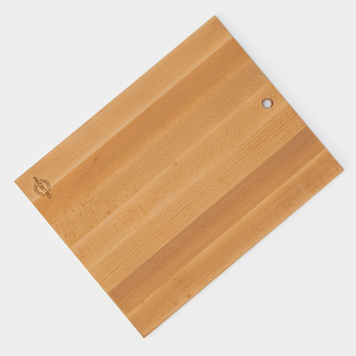 Доска разделочная Magistro, 40×30×1.2 см, дерево дуб