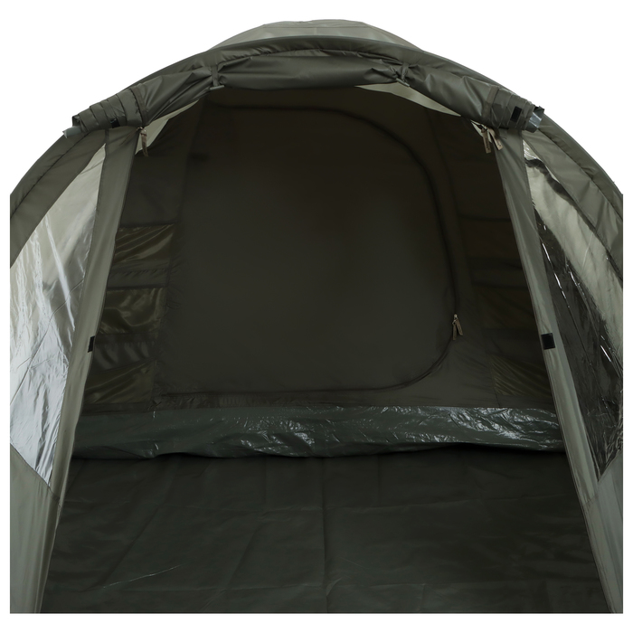 Палатка треккинговая размер KAVKAZ 4 250 x (220+140) x 140 cм, 4х местная
