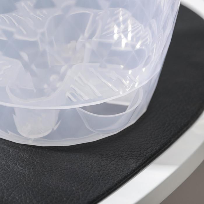 Горшок для цветов с прикорневым поливом «Румба», 1.5 л, прозрачный