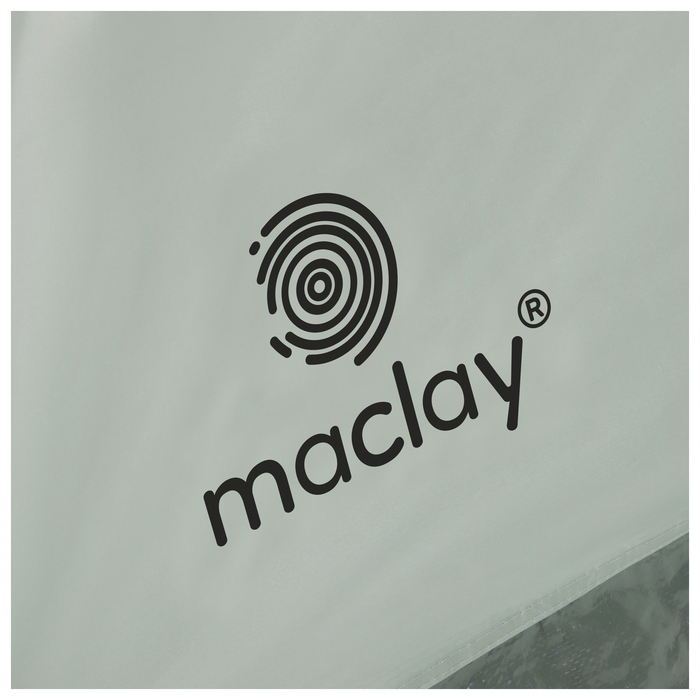 Палатка туристическая 2-местная maclay FISHT 2, 205×150×105 см, трекинговая, однослойная, зелёная