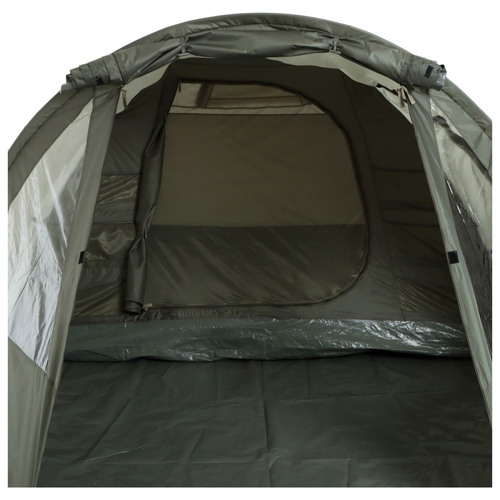Палатка треккинговая размер KAVKAZ 4 250 x (220+140) x 140 cм, 4х местная