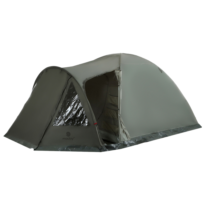 Палатка треккинговая размер KAVKAZ 4 250 x (220+140) x 140 cм, 4х местная