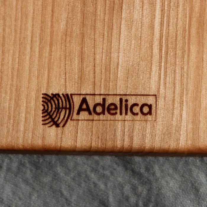 Доска для подачи и сервировки Adelica, 28×10×1.8 см, дерево берёза