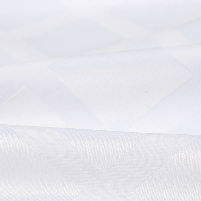 Скатерть «Этель» Geometry, 150×300 ±3 см, белая, 192 г/м², хлопок с ВГМО