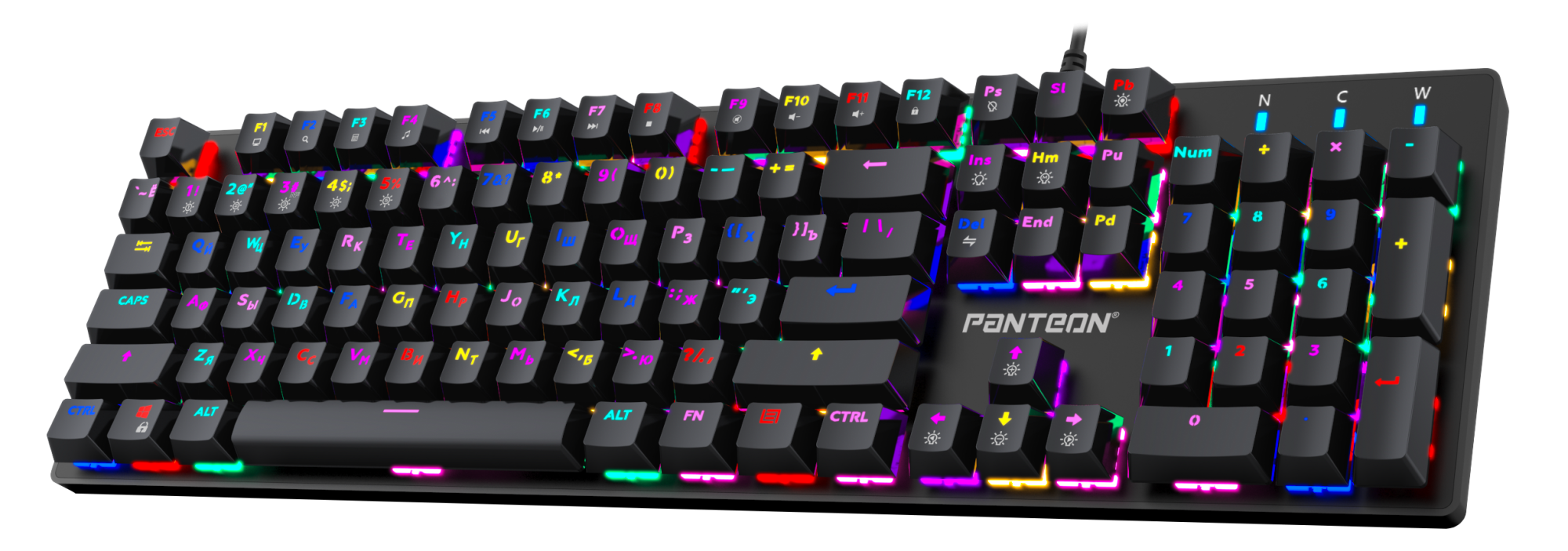Механическая программируемая клавиатура с RGB-подсветкой PANTEON T15 PRO RS HS