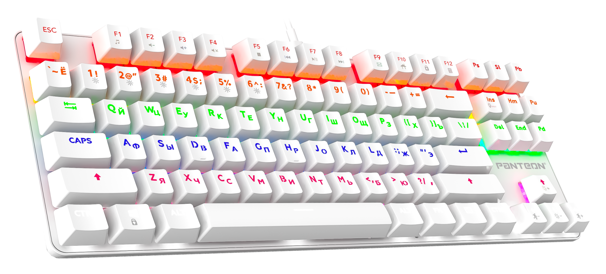 Механическая клавиатура с подсветкой RAINBOW PANTEON T16 CS HS